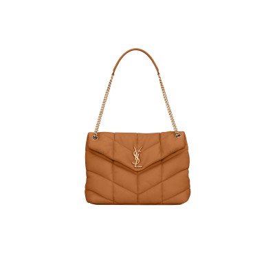 YSL PUFFER MEDIUM IN NAPPA LEATHER 5774751EL077724 (35*23*13.5cm)